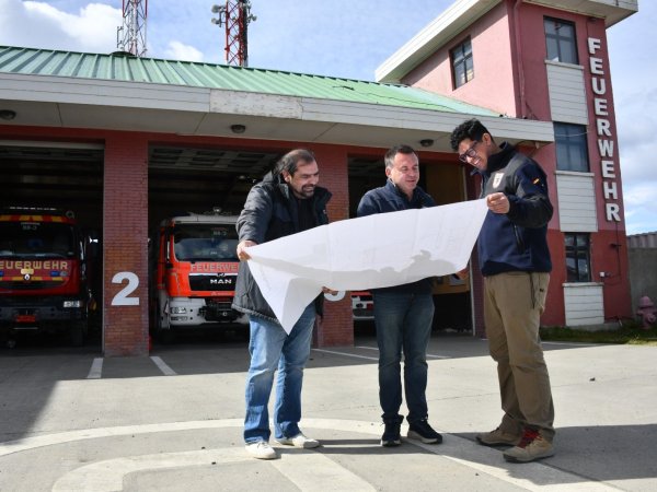 Municipio inició obras de mejoramiento en la Tercera Compañía de Bomberos