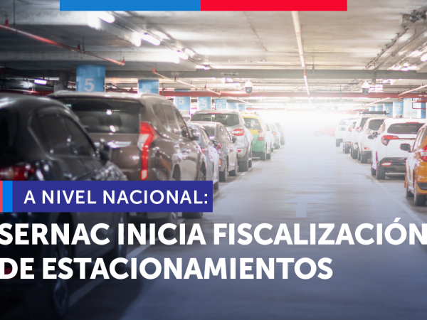 Sernac inicia fiscalización de estacionamientos a nivel nacional