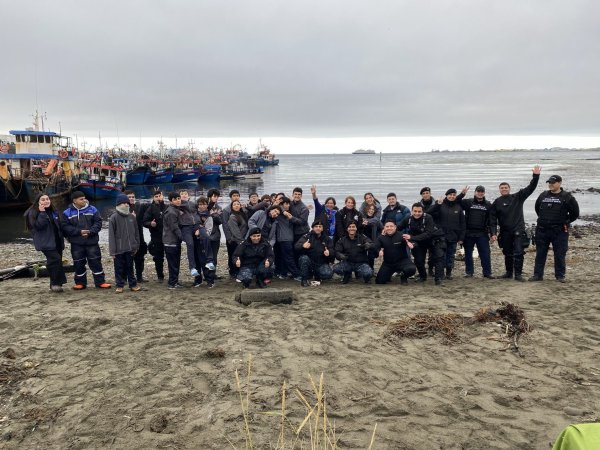 Realizan jornada de limpieza de playas en Barranco Amarillo por el día del medio ambiente y día mundial de los océanos