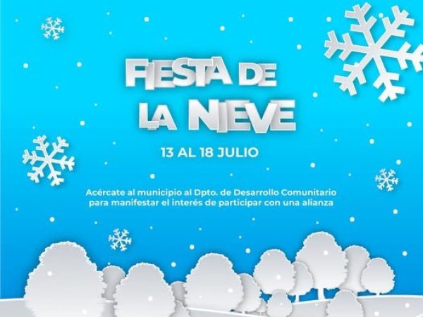 ¡Que nadie se quede fuera! Municipalidad de Cabo de Hornos invita a toda la comunidad a vivir la gran Fiesta de la nieve