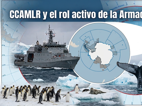 Armada de Chile destacó su rol activo en la conservación del océano austral en conferencia sobre la ccamlr
