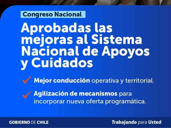 Gobierno fortalece la implementación del Sistema Nacional de Apoyos y Cuidados