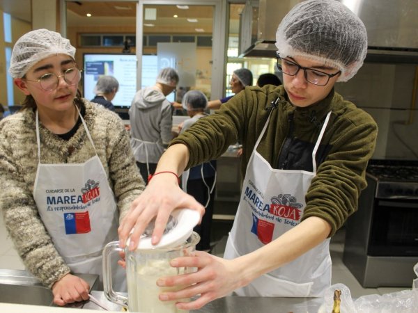 Sector salud en Puerto Williams refuerza prevención de la obesidad infantil con nuevo taller de cocina saludable