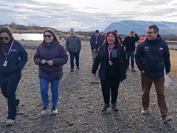 SUBDERE Magallanes visita Centro de Gestión de Residuos Sólidos en Puerto Natales