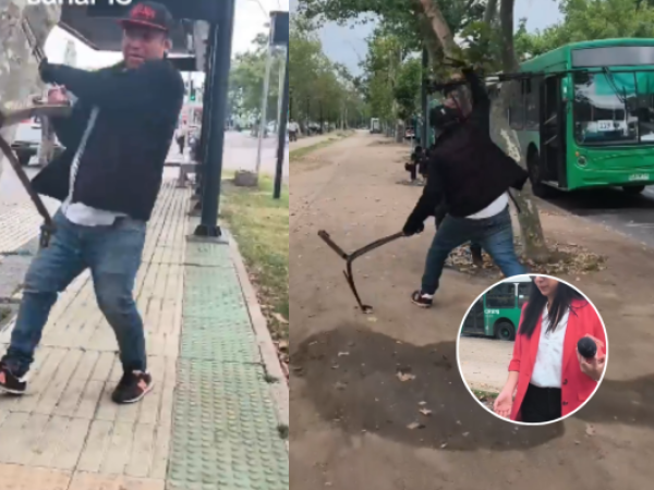 Rompe trípode, roba celular y lanza amenazas: el brutal ataque a equipo de Canal 13